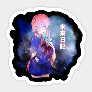 Yuno Gasai Beyond Sanity Sticker